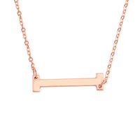 Hot Selling Fashion Simple Letter  26 English Letters Necklace sku image 61