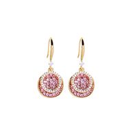 Simple S925 Tremella Hanging Fashion New Circle Alloy Stud Earrings For Women sku image 1