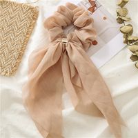 Fashion Bow Knot Cloth Handmade Hair Tie 1 Piece sku image 1