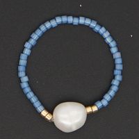 Niche  Freshwater Rice Beads Handmade Pearl Ring sku image 4