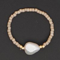 Niche  Freshwater Rice Beads Handmade Pearl Ring sku image 6