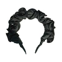 Hot Selling Fashion Fold Headband Lotus Leaf Wide-brimmed Headband main image 6