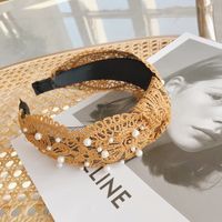 Hot Selling Fashion Wide-sided Knotted Headband Wholesale sku image 1