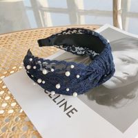 Hot Selling Fashion Wide-sided Knotted Headband Wholesale sku image 4