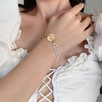 New Fashion Sexy Chain Pearl Simple Bracelet For Women Hot-saling Wholesale main image 2