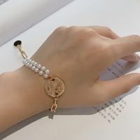 New Fashion Sexy Chain Pearl Simple Bracelet For Women Hot-saling Wholesale main image 3