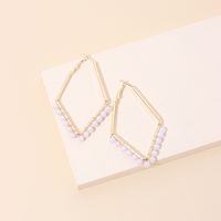 Nouvelles Boucles D&#39;oreilles En Perles Enveloppantes Faites À La Main Pour Femmes main image 5