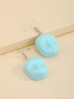 Fashion Halloween Elf Head Baby Face Resin Earrings main image 6