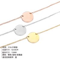 Hot-selling Fashion 316l Titanium Steel Necklace  Wholesale main image 3