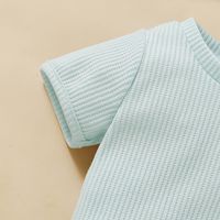 New Children's Korean Suit Girls' Cotton Short-sleeved Two-piece Set main image 4