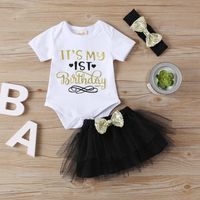 Mode Bowknot Baby Mädchen Kleidung 3-teiliges Set Heißen Verkauf main image 2