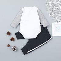 Casual Baby Handsome British Pants Suit Jacket Fake Two-piece Trousers main image 3
