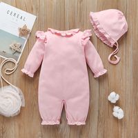 New Cotton Jumpsuit Body Newborn  With Hat  Cute Colorful Clothes main image 3