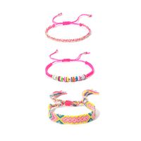 Multi-layer Hand-woven Adjustable Shell Crystal Ethnic Style Hand Rope Bracelet sku image 4
