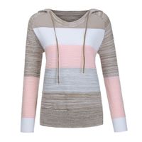 Women's Long Sleeve Rib-knit Casual Fashion Stripe sku image 13