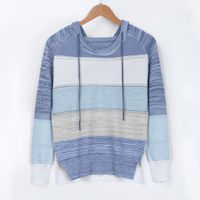 Women's Long Sleeve Rib-knit Casual Fashion Stripe sku image 19