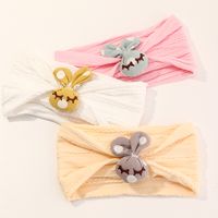 Hot Selling Fashion Yellow And White Butterfly Hairbands main image 3