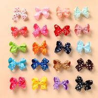 Hot Selling Fashion Mixed Color Bow Hairpins Wholesale sku image 1