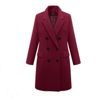 Nouveau Manteau En Laine Mi-long Pour Femme Grande Taille sku image 12