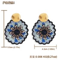 Fashion Personality Exaggerated  Daisy Flower Earrings main image 6