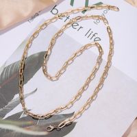 New Simple U-shaped Bamboo Lock Necklace For Women Wholesale main image 4