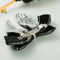 Heiß Verkaufte Mode Diamant Besetzt Perlenbogen Haarspange Großhandel main image 4