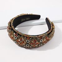 Fashion Thick Sponge  Baroque  Headband main image 3