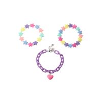 Wholesale Sweet Lovely Resin Love Heart-shaped Bracelet For Women main image 6