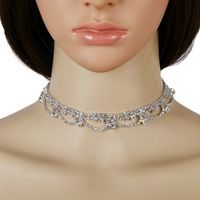 Collar De Clavícula De Diamante Completo De Nueva Tendencia De Moda Para Mujer main image 2