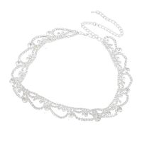Fashion New Trend Full Diamond Clavicle Necklace For Women main image 6