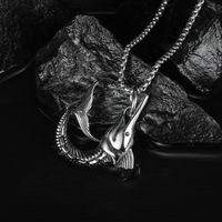 New  Hip-hop Trend Creative Men's Titanium Steel Necklace main image 4