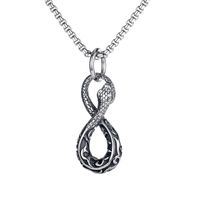 Punk Style  Eight Python  Titanium Steel Necklace Wholesale main image 2