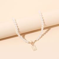 English Letter  Pearl New  Necklace For Women main image 5