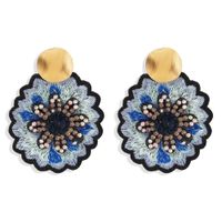 Fashion Personality Exaggerated  Daisy Flower Earrings sku image 1