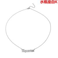 Europe And America Cross Border Creative Ornament Personality Trendy Women Twelve Constellations Necklace Fashion Simple Clavicle Stainless Steel Necklace sku image 6