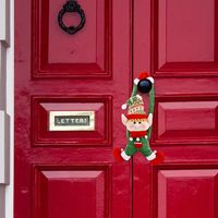 Christmas Decoration Creative Door Hanging Red Doorknob Pendant main image 3