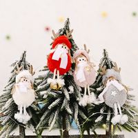Christmas Decoration Supplies Plush Antlers Girl Pendant Creative New Plush Pendant main image 4
