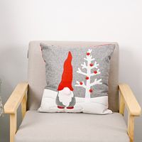 Christmas Ornaments Faceless Doll Tree Pillowcase Santa Claus Pillowcase Pillowcase main image 2