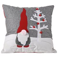 Christmas Ornaments Faceless Doll Tree Pillowcase Santa Claus Pillowcase Pillowcase main image 3