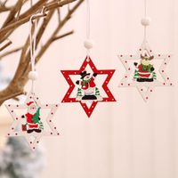 Creative Mini Diy Christmas Pendant Christmas Tree Laser Hollow Small Pendant main image 3