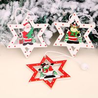 Kreativer Mini Diy Weihnachtsanhänger Weihnachtsbaum Laser Hohl Kleiner Anhänger main image 4