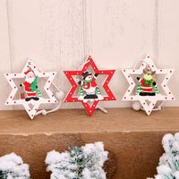 Creative Mini Diy Christmas Pendant Christmas Tree Laser Hollow Small Pendant main image 5