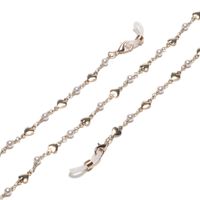 Fashion Handmade Chain Peach Heart Pearl Handmade Glasses Chain Mask Chain main image 5