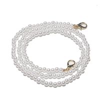 Real Gold Plated Clasp Pearl Handmade Chain Mask Chain Fashion Glasses Chain main image 3