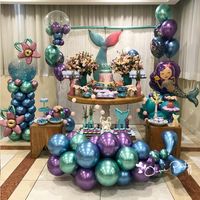 Air Floating Round Latex Balloon Decoration Party Layout 5 Inch Metal Balloon main image 4