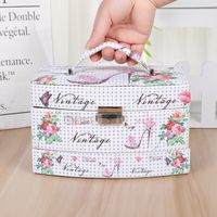 Three-layer Automatic Drawer Jewelry Storage Simple Packaging Box sku image 1