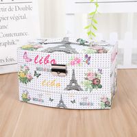 Three-layer Automatic Drawer Jewelry Storage Simple Packaging Box sku image 2