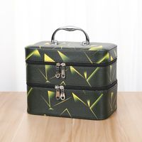 New Multifunctional Portable Cosmetic Case Manicure Toolbox Jewelry Storage Box sku image 1