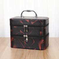 New Multifunctional Portable Cosmetic Case Manicure Toolbox Jewelry Storage Box sku image 2