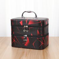 New Multifunctional Portable Cosmetic Case Manicure Toolbox Jewelry Storage Box sku image 4